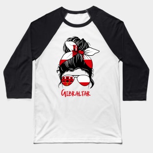 Gibraltar girl, Gibraltar Flag, Gibraltar gift heritage, Gibraltarian girlfriend Baseball T-Shirt